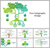 Tree Infographic Design PowerPoint And Google Slides