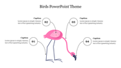 Alluring Birds PowerPoint Theme Presentation Slide