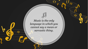 Best Music Note Background PowerPoint For Presentation