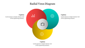 Customizable Radial Venn Diagram PowerPoint Presentation