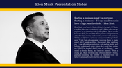 Sample Of Best Elon Musk Presentation Slides Design