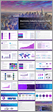 Electronics Industry Investor Pitch Google Slides Themes