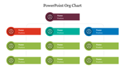 Creative PowerPoint Org Chart For Presentation Design