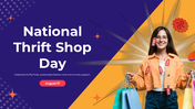 National Thrift Shop Day PowerPoint And Google Slides Themes