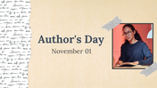 Creative Authors Day PowerPoint and Google Slides Themes