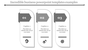 Attractive Business PowerPoint Templates In Grey Color