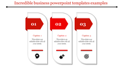 Creative Business PowerPoint Templates In Red Color