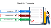 Easy To Customize Checklist PPT And Google Slides Template