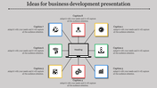 Business Development Presentation With Multiple Nodes