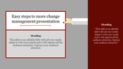 Simple And Creative Change Management Presentation Slide