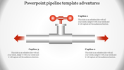 Attractive PowerPoint Pipeline Template For Presentation