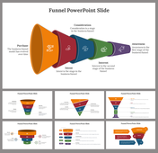 Attractive Funnel Presentation and Google Slides Themes