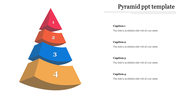 Pyramid PPT Template for Strategic Planning and Analysis