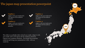 Informative Map Presentation PowerPoint Template for Sales