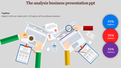 Editable Business Presentation PPT Slide Design-3 Node