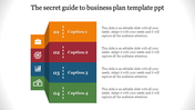 Four Noded Business Plan Template PPT for Strategic Planning