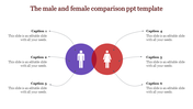 Comparison PPT Template and Google Slides in Venn Diagram