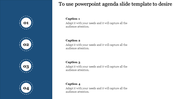 Professional PowerPoint Agenda Slide Template for Meetings