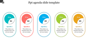 Delightful Agenda PPT Template and Google Slides Themes