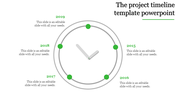 Project Timeline Template PowerPoint for Detailed Planning