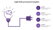 Dynamic Light Bulb PowerPoint Template for Projects