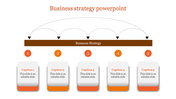 Creative Business Strategy PowerPoint With Five Nodes