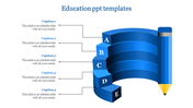 Our Predesigned Education PowerPoint Presentation-Five Node