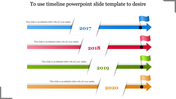 Timeline PowerPoint Slide Template for Effective Scheduling