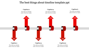 Timeline Design PPT Template for Milestone Mapping