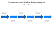 Effective Timeline Presentation PowerPoint In Blue Color