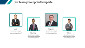 A Four Node Team Work PowerPoint Presentation Template