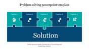 A five noded Problem solving powerpoint template