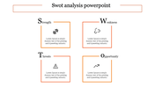 SWOT Analysis PPT Template for Planning and Decision Making