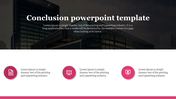 Conclusion PowerPoint Template for Effective Summaries