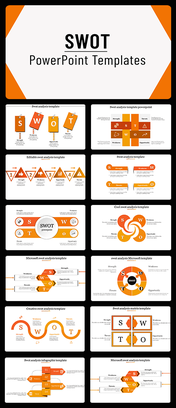 12 Best SWOT Analysis Template PPT Slides