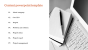 Creative Content PowerPoint Template and Google Slides Themes