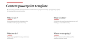 Stunning Content PowerPoint Template Presentation Slide