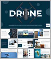 Drone PowerPoint Presentation and Google Slides Themes