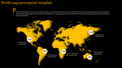 Download Unlimited World Map PPT and Google Slides Template 