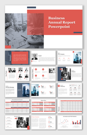 Creative Annual Report PowerPoint And Google Slides Template