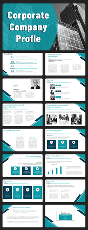 Creative Company Profile PPT And Google Slides Themes