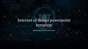 Internet Of Things PowerPoint Template For Presentation