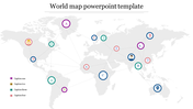 World Map PPT And Google Slides Design