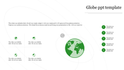 Get An Animated Globe PPT Template Slide presentation