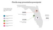 Creative Map Presentation PPT And Google Slides With Five Node