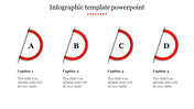 Use Infographic Template PowerPoint With Four Nodes