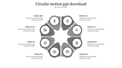 Innovative Circular Motion PPT Download Templates