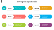 Multicolor PowerPoint Agenda Slide Template Presentation