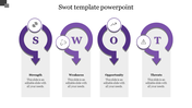 Our Predesigned SWOT Template PowerPoint Slide Design