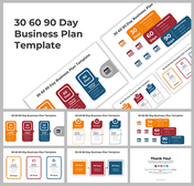 30 60 90 Day Business Plan PPT And Google Slides Templates